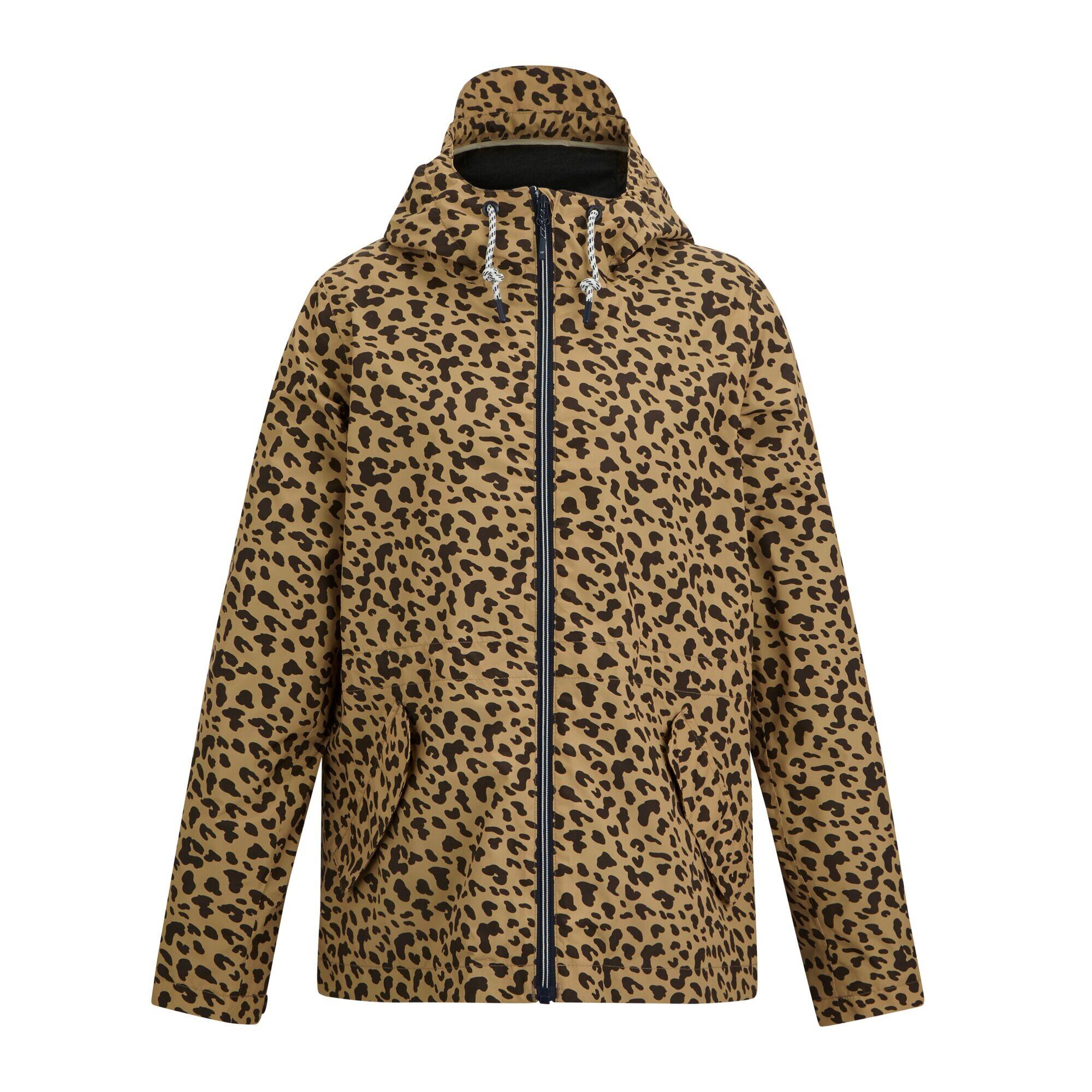 Damska Kurtka Bayletta Leopard Print Waterproof Jacket