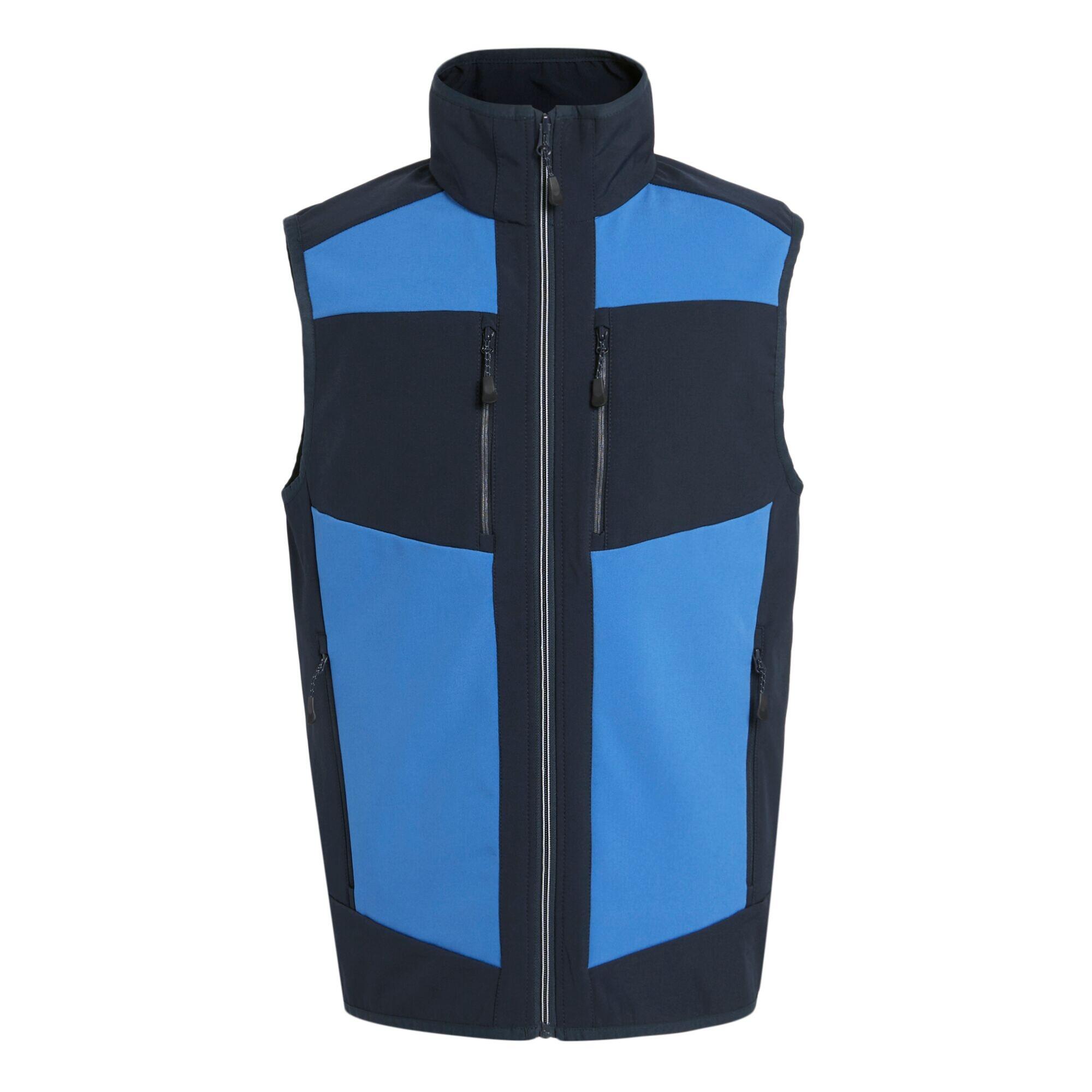 Ocieplana Męska Blok Kolorystyczny Softshell