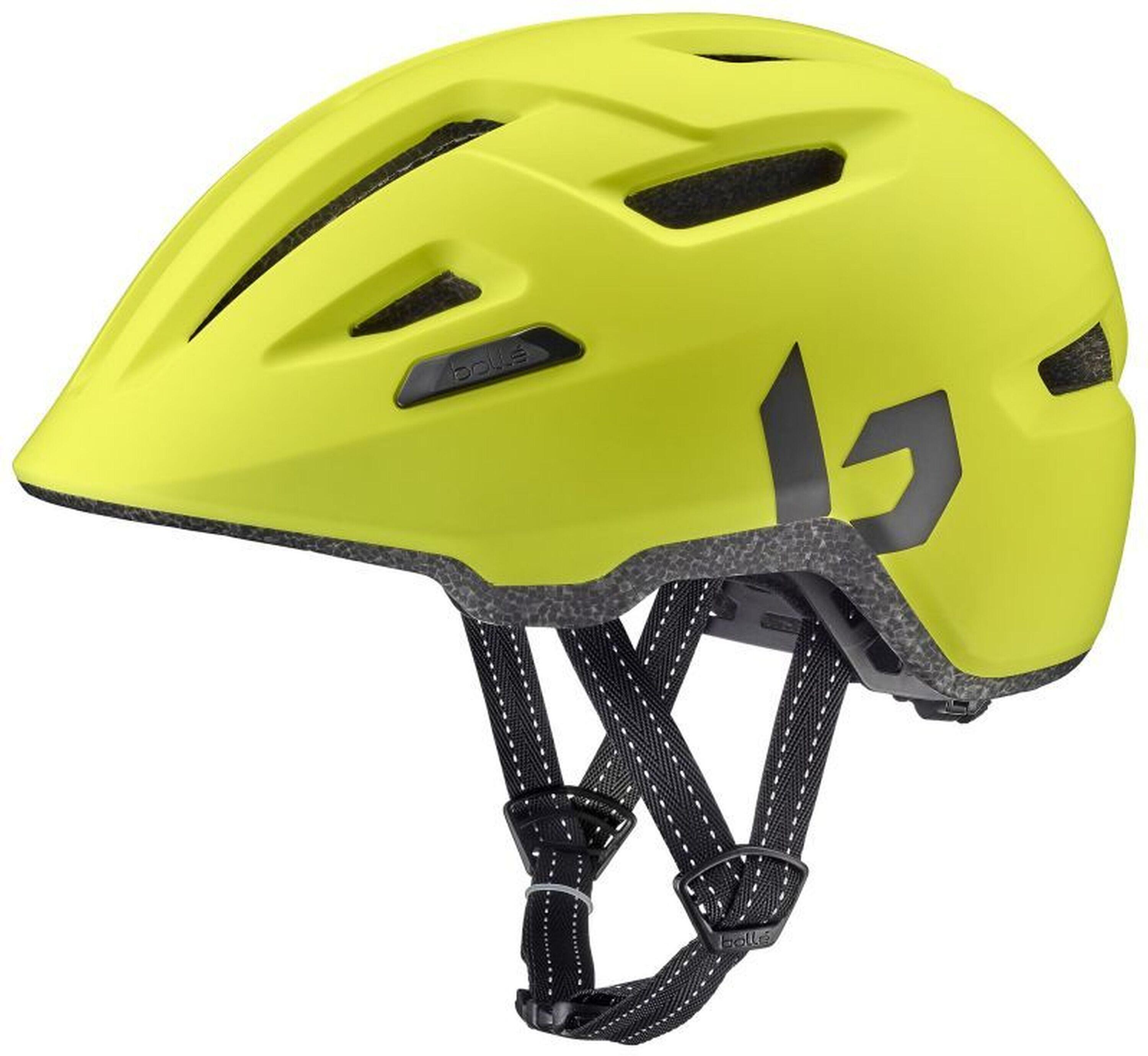 Kask rowerowy miejski „Stance Pure”, matowy kwasowo żółty