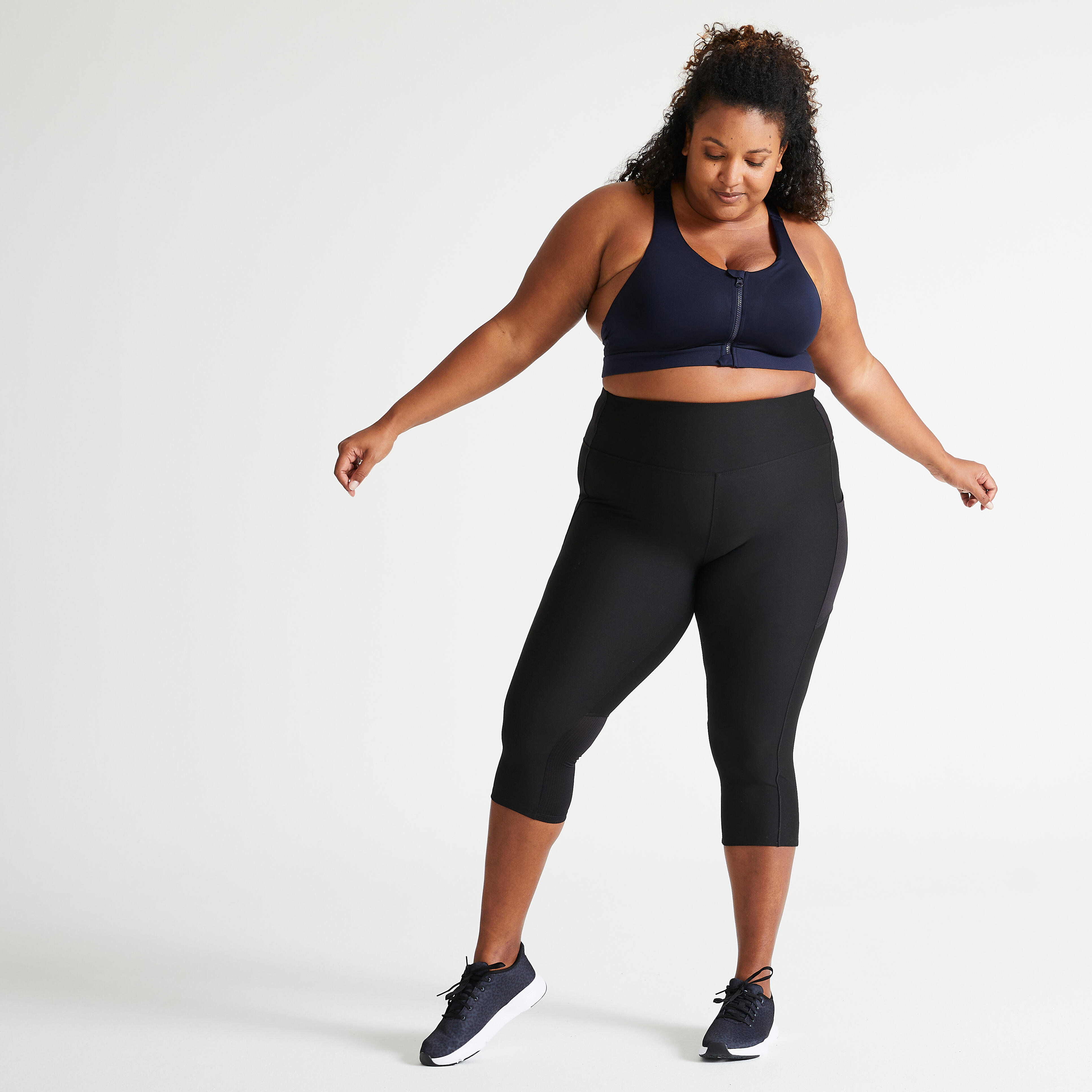 Legginsy fitness damskie Domyos 7/8