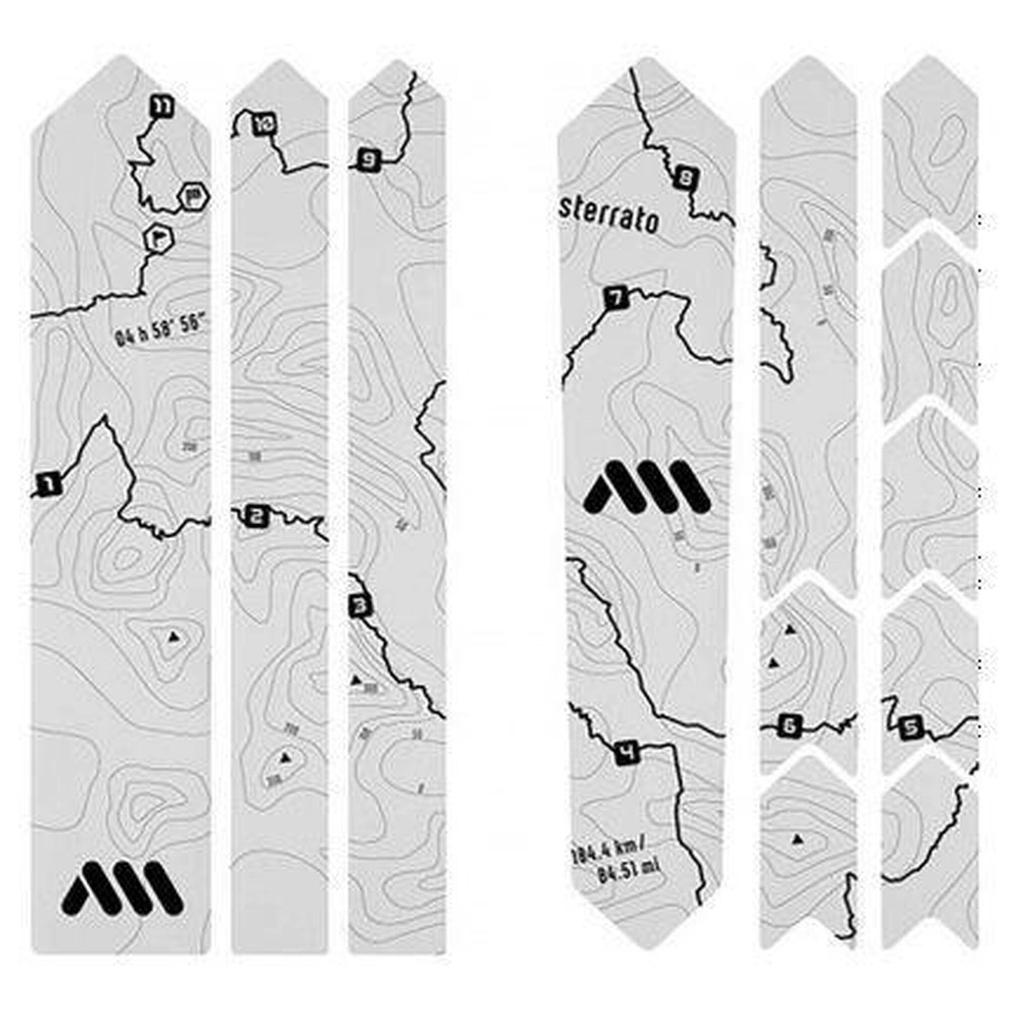 Zestaw ochronny ramy - EXTRA Gravel/droga - Sterrato czarny