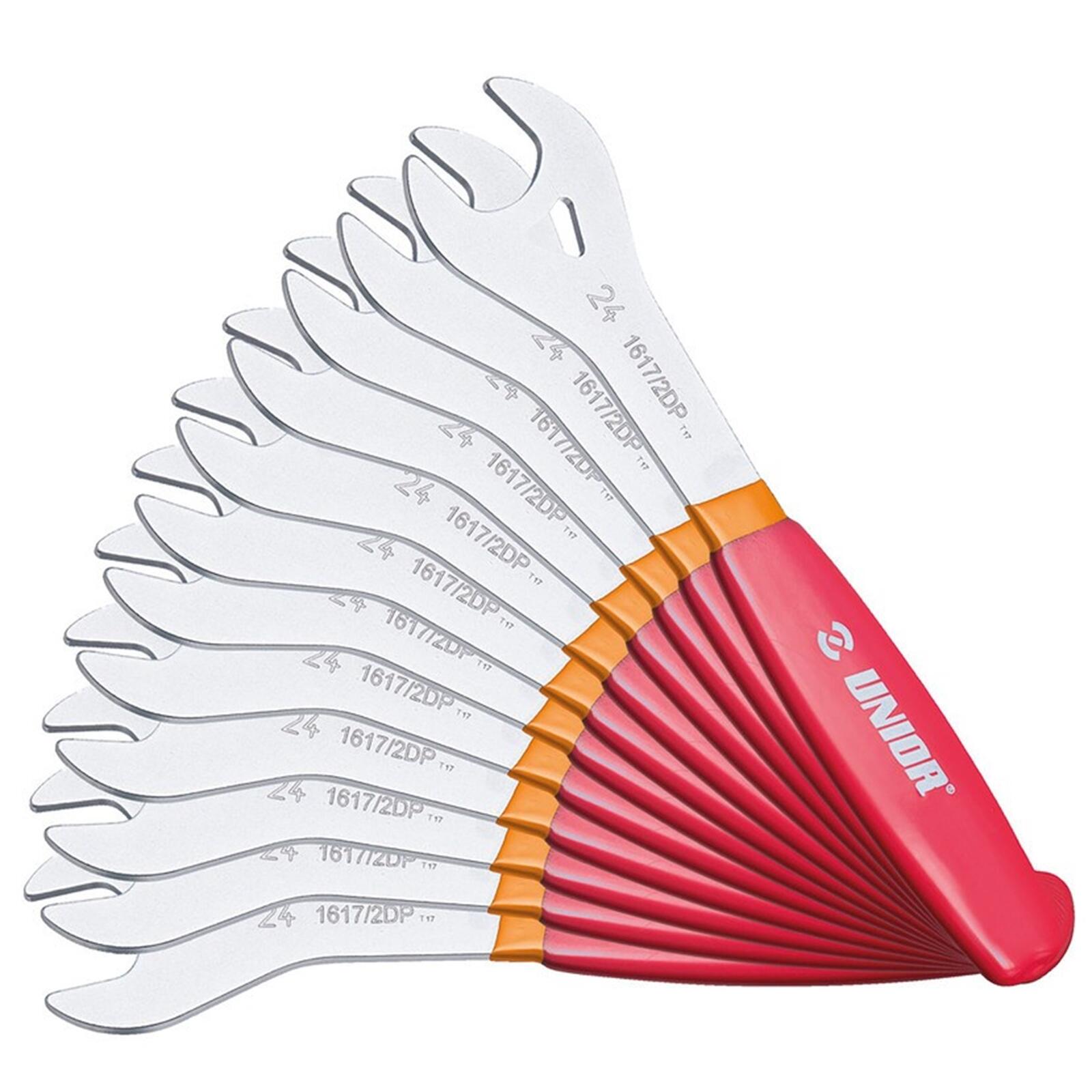 Zestaw kluczy stożkowych Unior (x12)