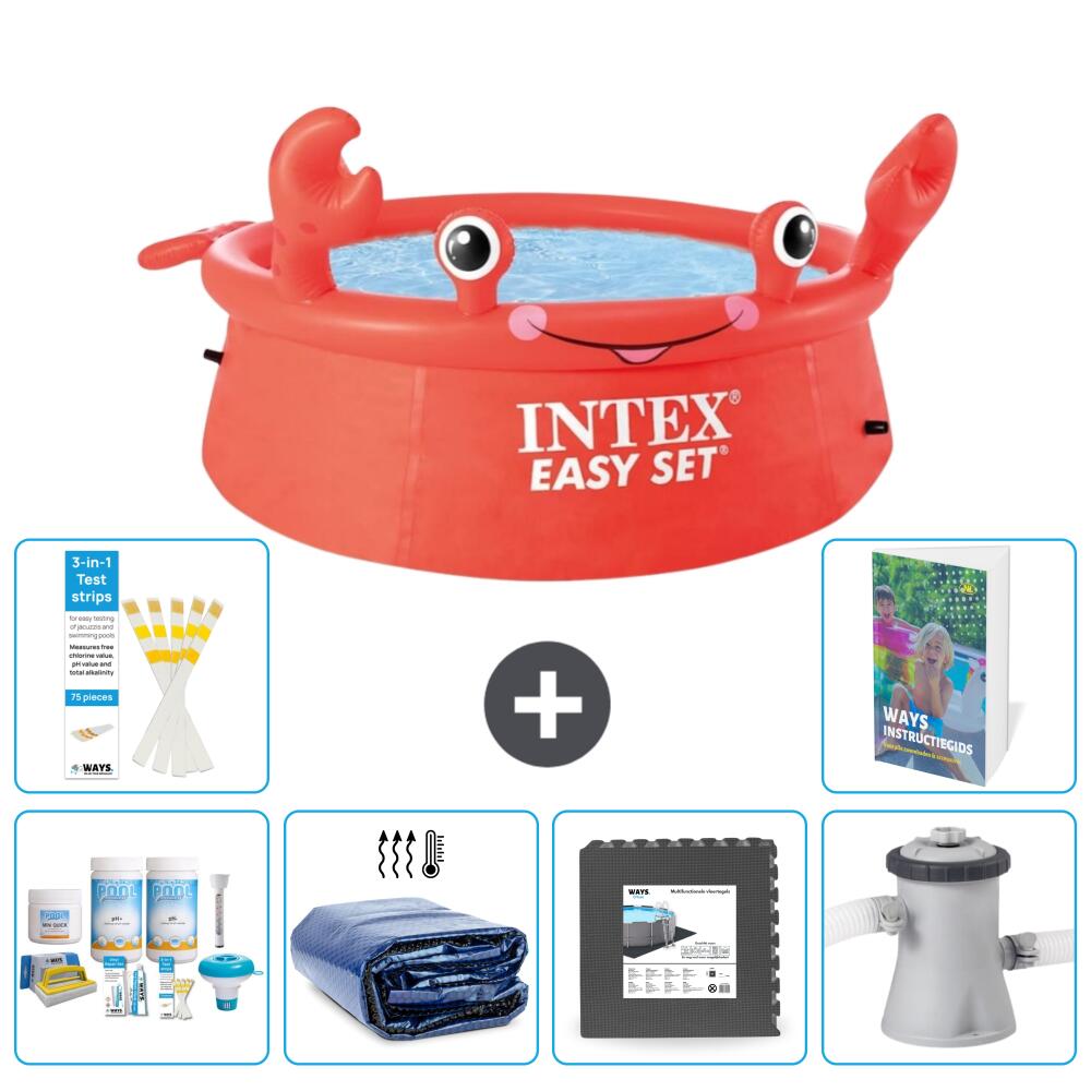 INTEX Basen Easy Set Okrągły - Krab - 183x51 cm - 7-częściowy S59