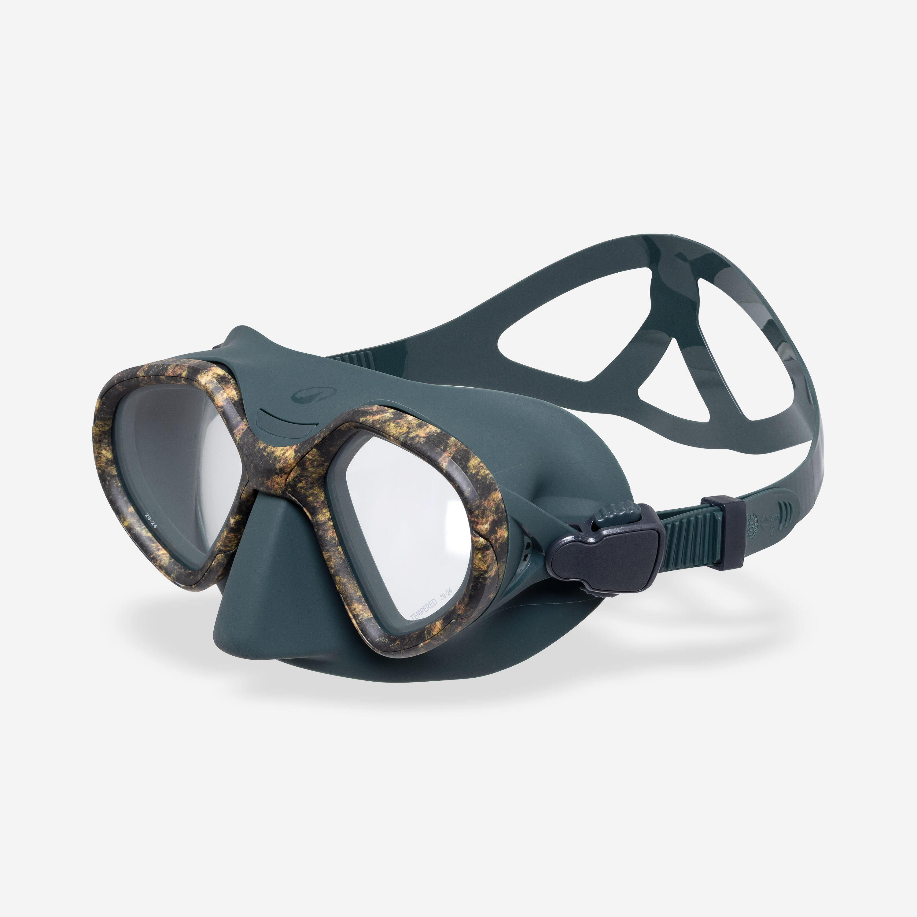 Maska do łowiectwa i freedivingu Decathlon 500 Dual LV Camo anty-fog