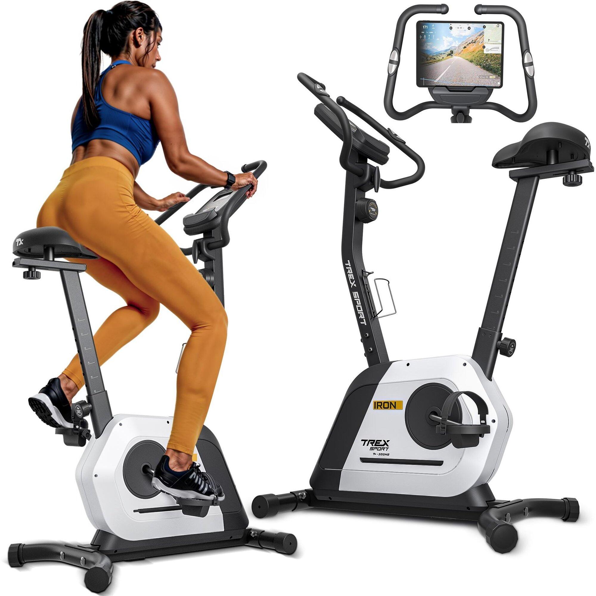 Rowerek stacjonarny indoor cycling Trex Sport IRON TX-500MB magnetyczny biały