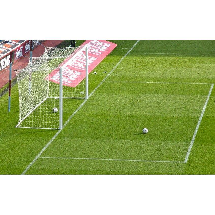 Siatka do piłki nożnej 11-a-side 3mm - Czarna - Do bramki 7,32 x 2,44 x 2 x 2 m