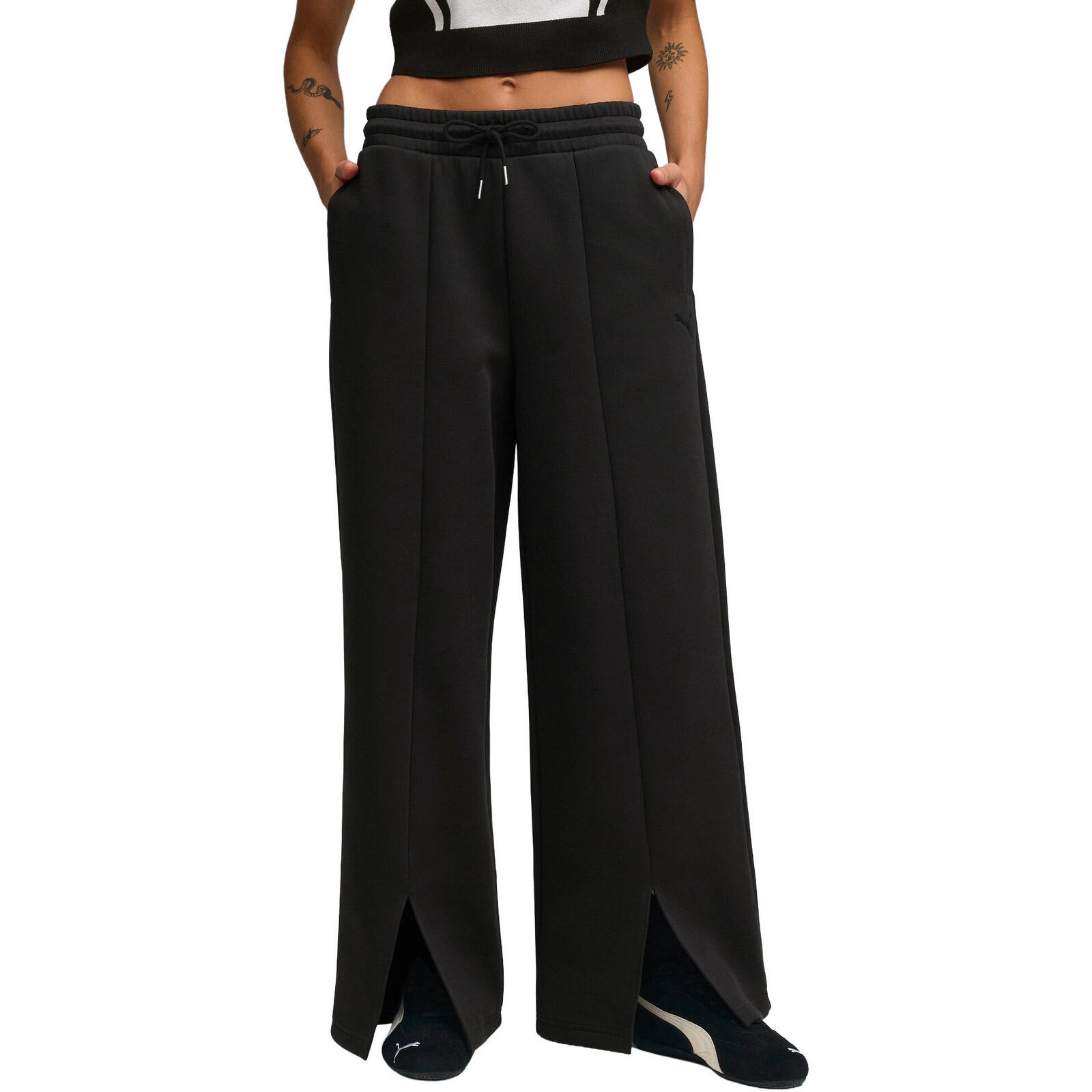 Spodnie damskie Puma Wardrobe Ess Relaxed Pants Dk