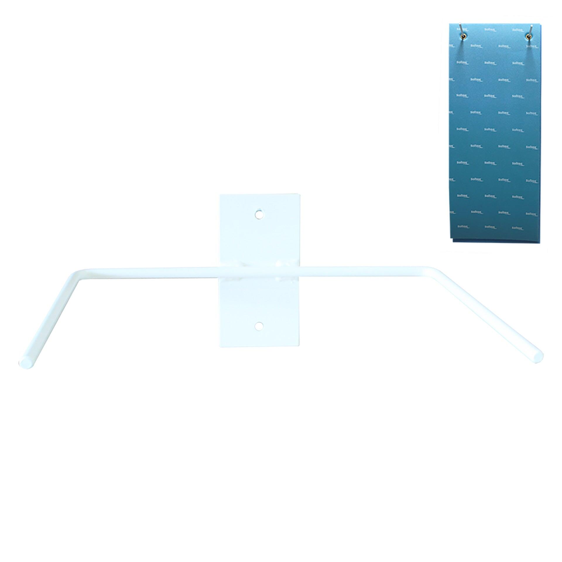 Uchwyt ścienny metalowy na maty 38x15x26 cm
