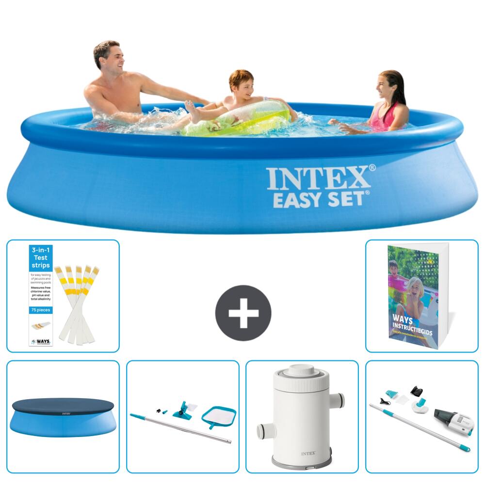 INTEX Basen Easy Set Okrągły - 305x61 cm - 7-częściowy S83