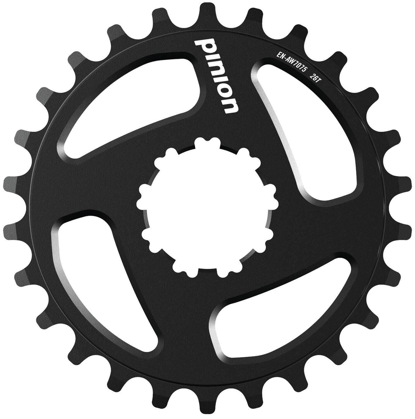Pinion zębatka 26 zębów aluminium 9-spline czarna