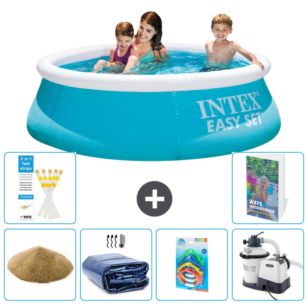 INTEX Basen Easy Set Okrągły - 183x51 cm - 7-częściowy S36