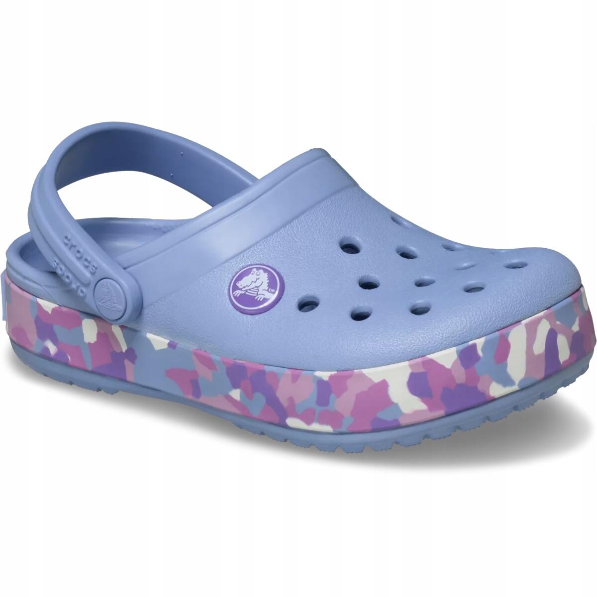 Chodaki Dla Dzieci Crocs Crocband Glow Confetti Clog.