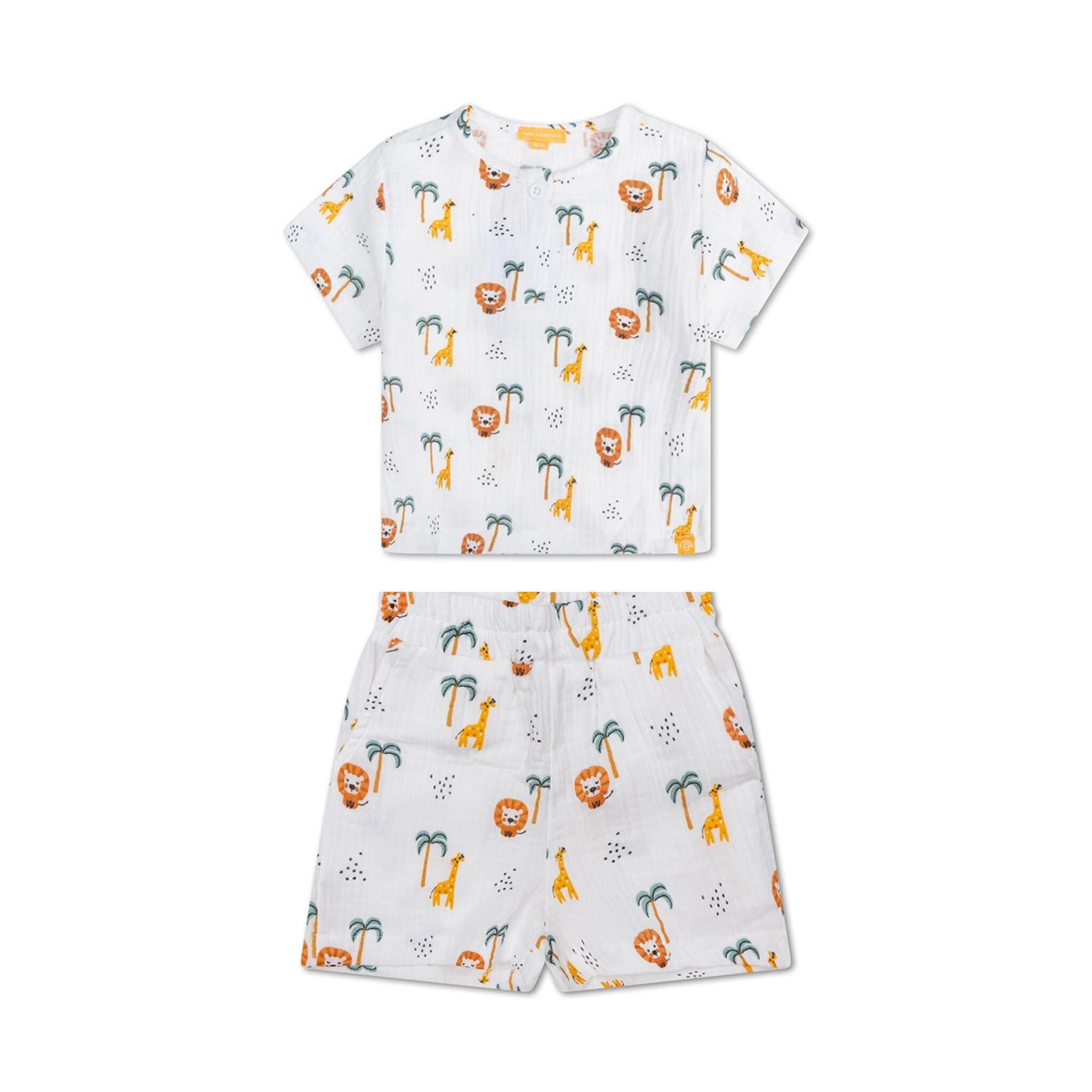 Swim Essentials Beachwear Boys - Muslin - Multicolor - Jungle
