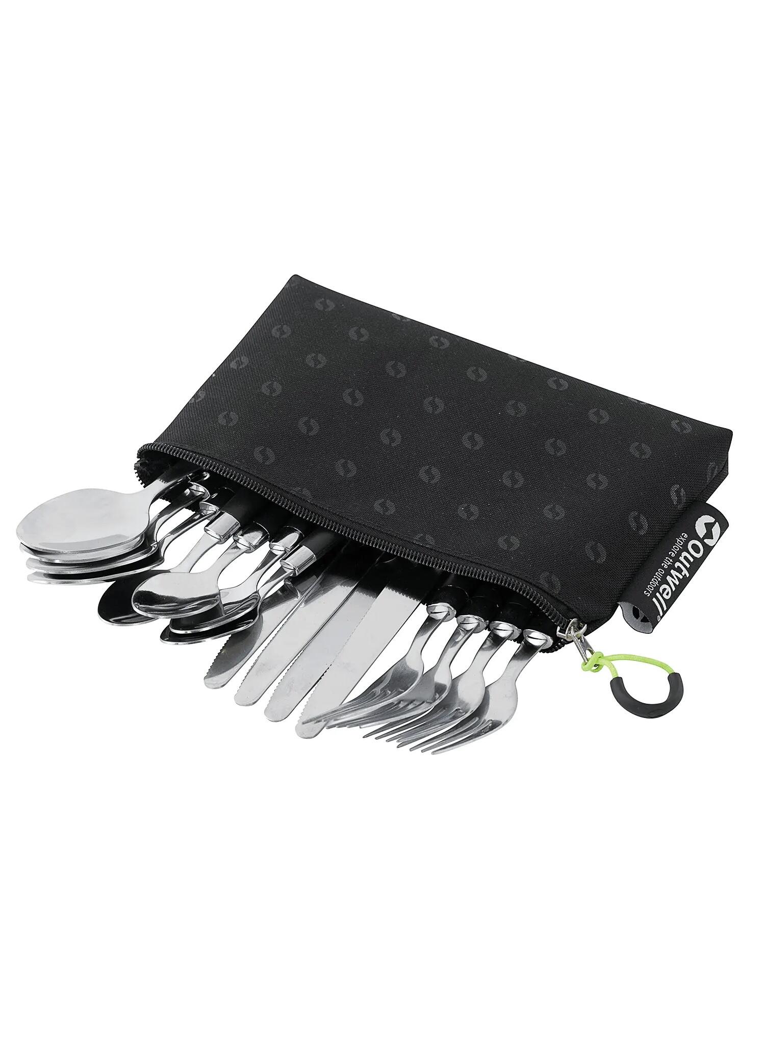 Zestaw sztućców kempingowych Outwell Pouch Cutlery Set