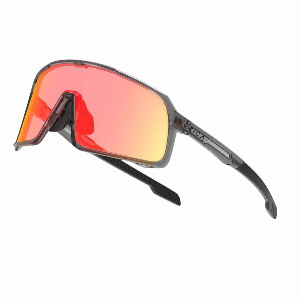 Okulary przeciwsłoneczne na rower TREZADO PICA OLOR fotochromowe czerwone