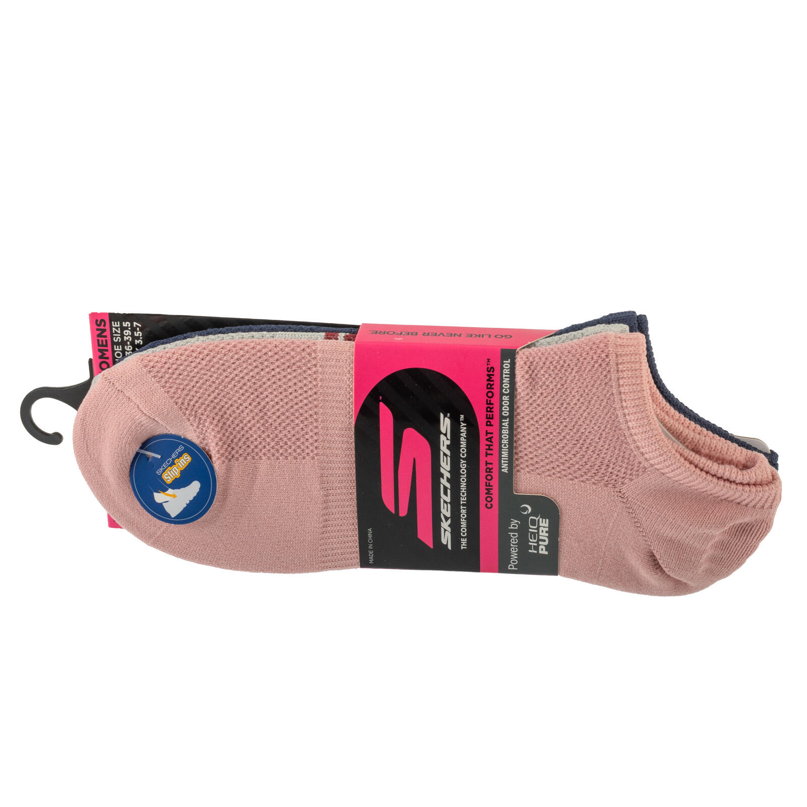 Skarpetki sportowe damskie 3pk Womens Microfiber Non Terry No Show