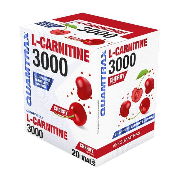 L-karnityna 3000 - 20 fiolek Cherry Quamtrax