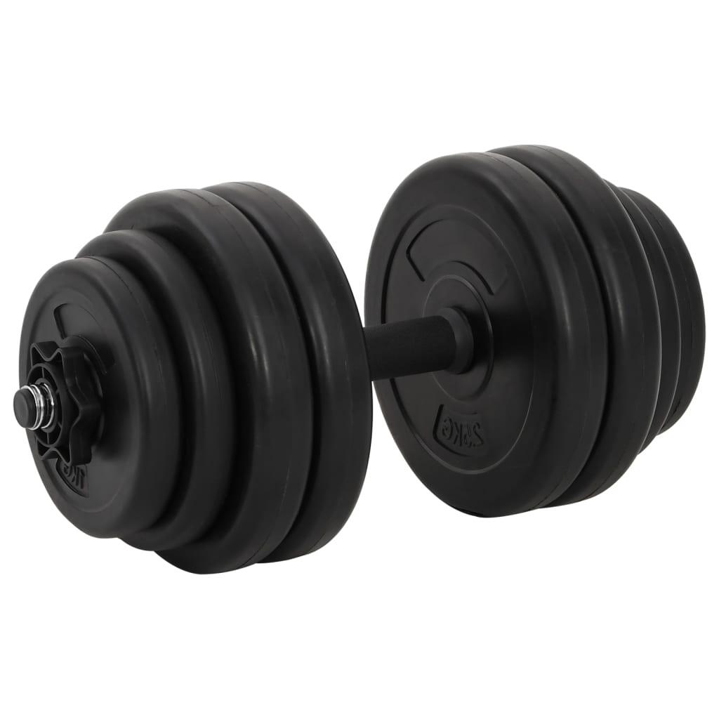 VidaXL Zestaw hantli ergonomicznych 15 kg