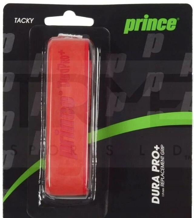 Owijka tenisowa bazowa czerwona Prince Dura Pro+