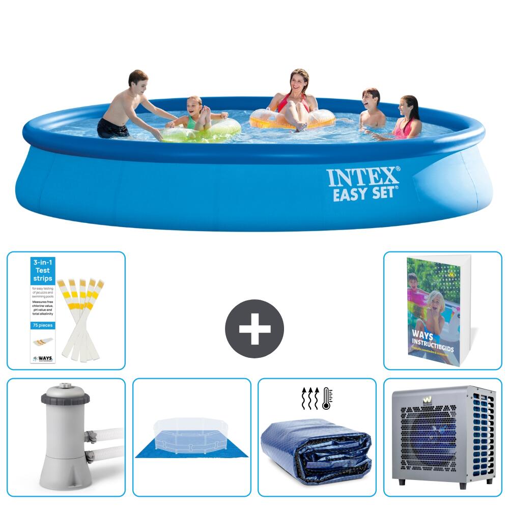INTEX Basen Easy Set Okrągły - 457x84 cm - 7-częściowy S278