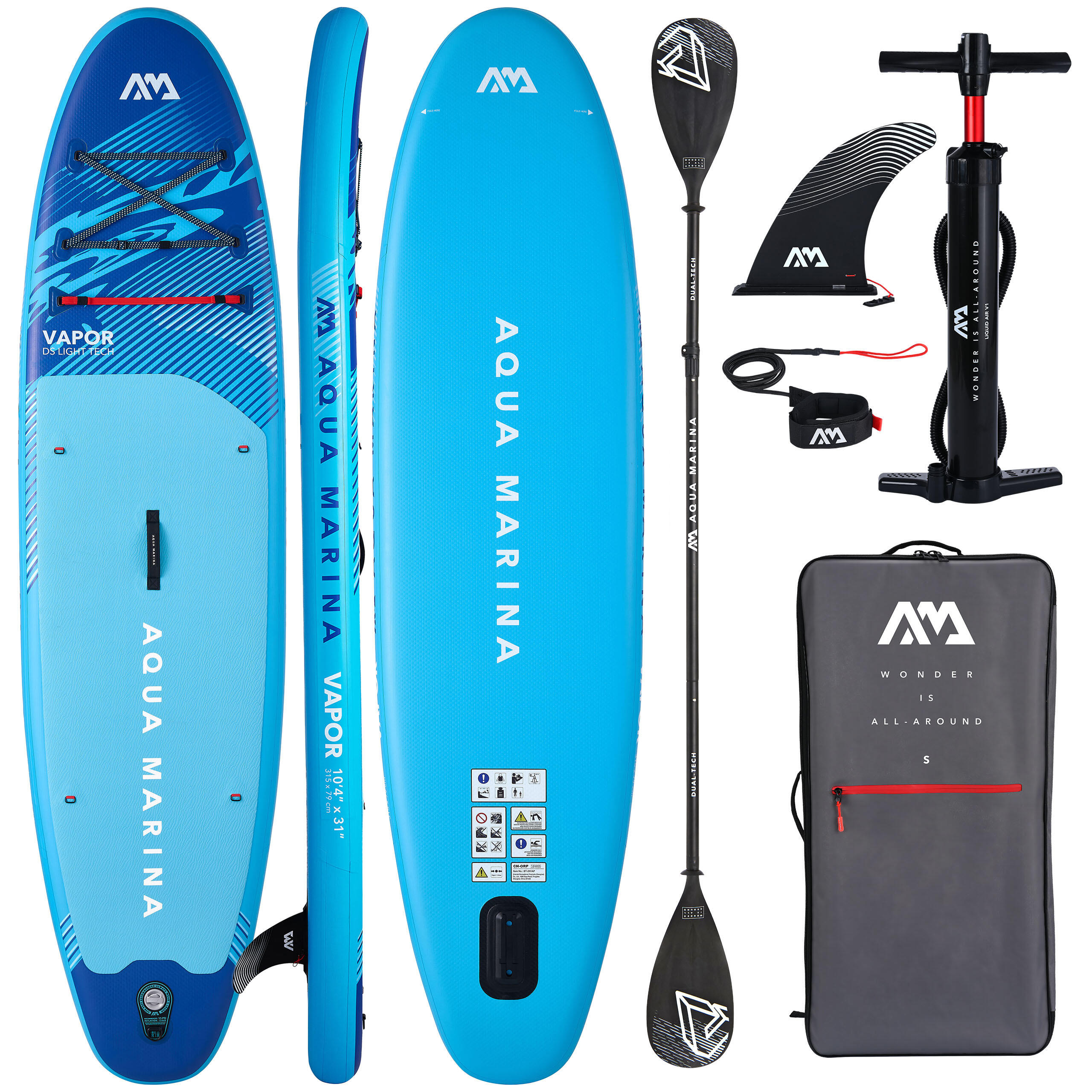 Deska SUP Pompowana Aqua Marina Vapor 10'4 2026 + WIOSŁO KAJAKOWE