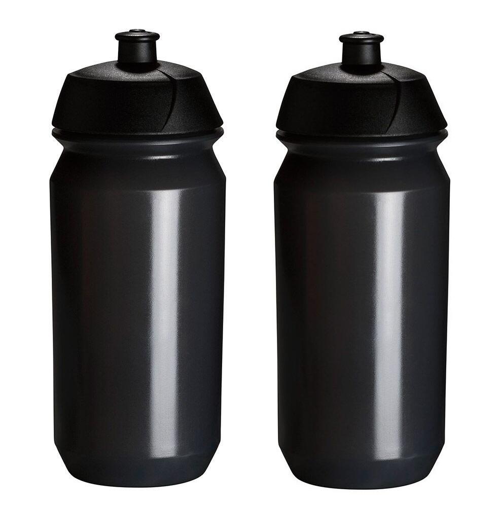 Przezroczysty czarny bidon 2 x 500 ml – bidon