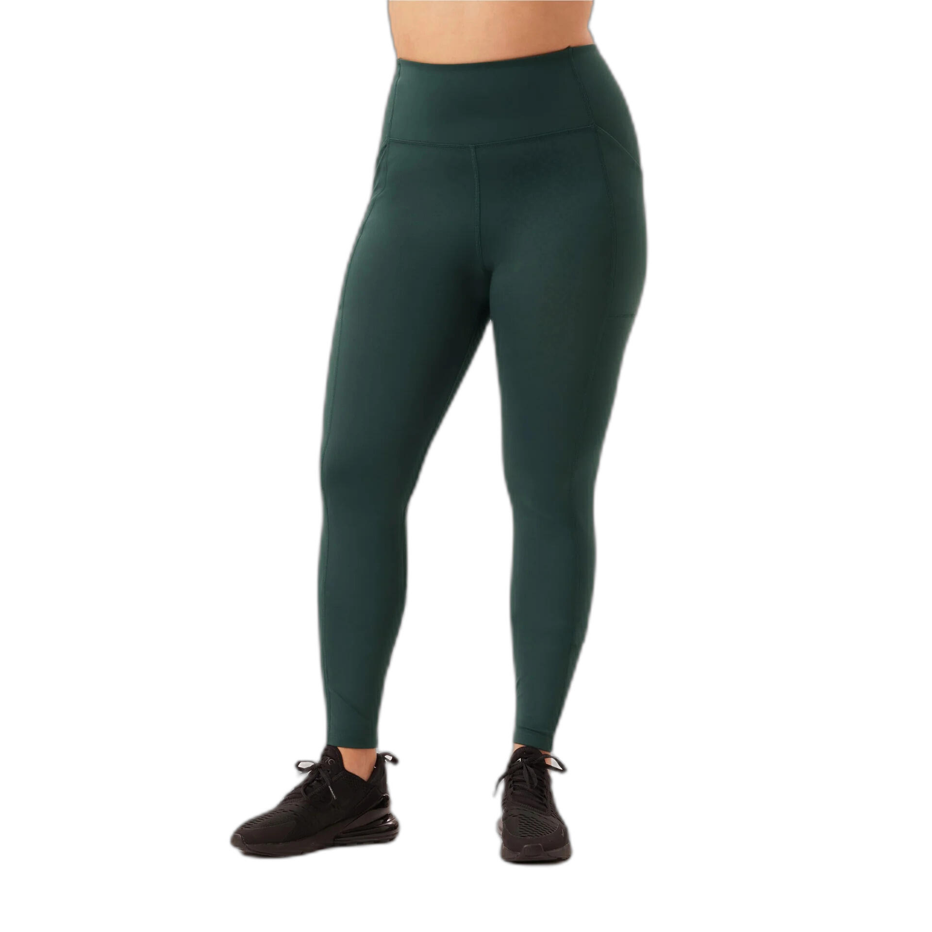 Legginsy wysoka talia 7/8 z kieszenią dla kobiet Girlfriend Collective