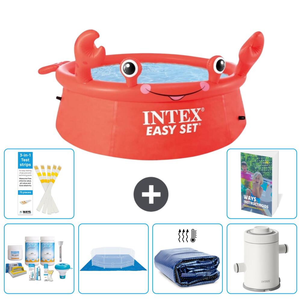 INTEX Basen Easy Set Okrągły - Krab - 183x51 cm - 7-częściowy S115