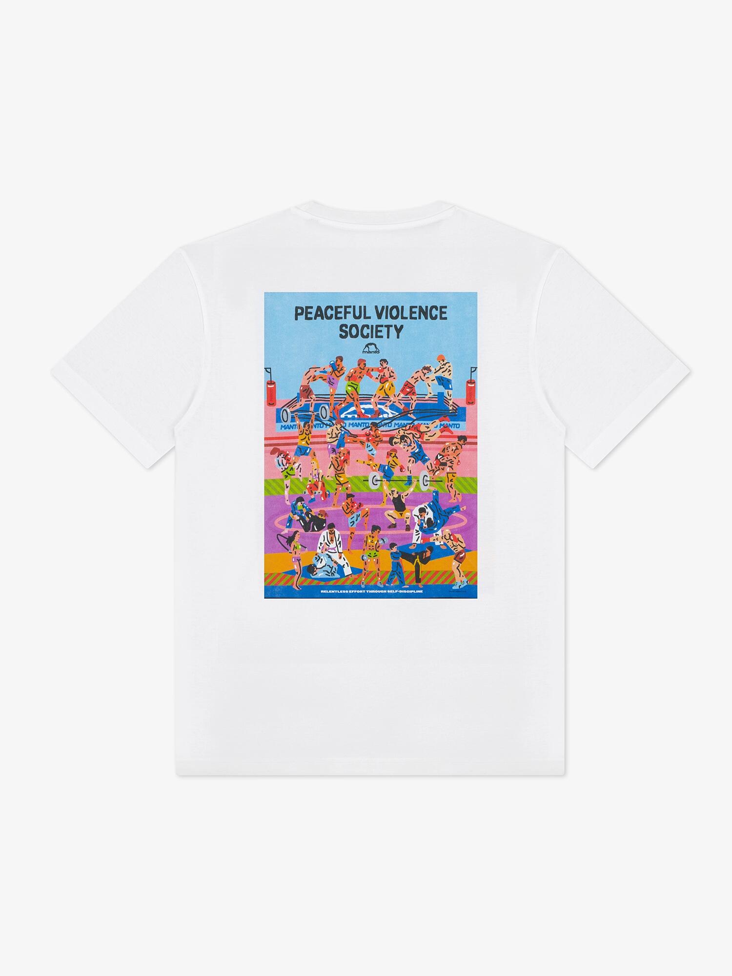 MANTO t-shirt GYM 3.0 biały