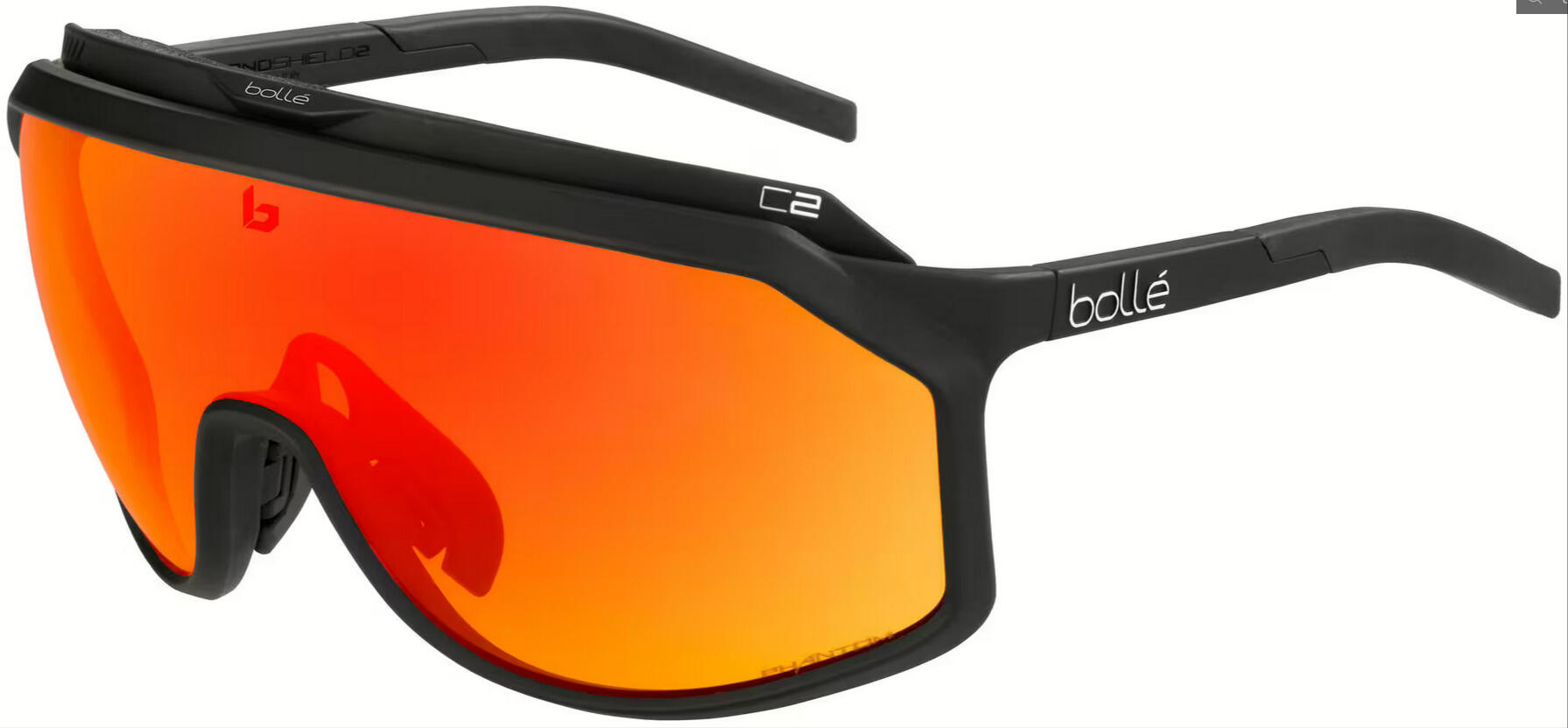 Okulary sportowe „Chronoshield”, Phantom brown red