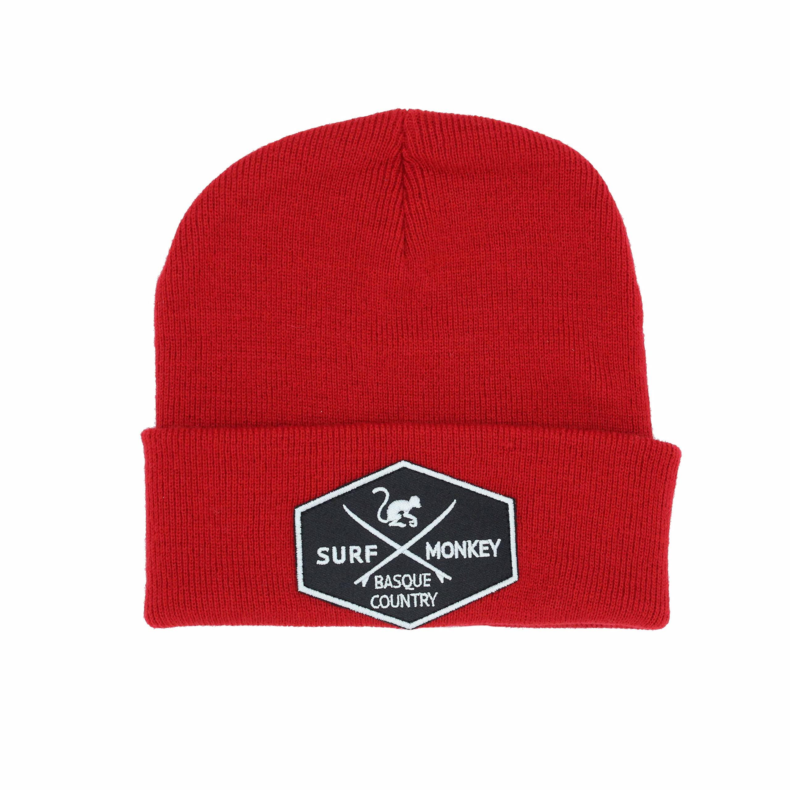 Czapka dzianinowa Beanie – rozmiar uniwersalny – (czerwona)