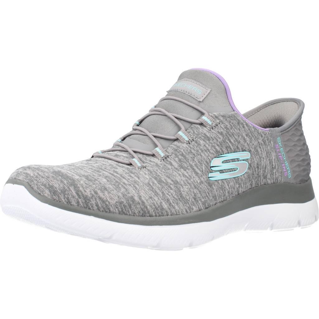 Buty SKECHERS SLIP-INS: SUMMITS- DAZZLING HAZE Szary