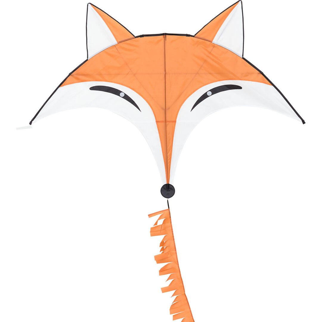 Latawiec dziecięcy HQ Fox Kite 105100 pomarańczowy 145 x 110 cm