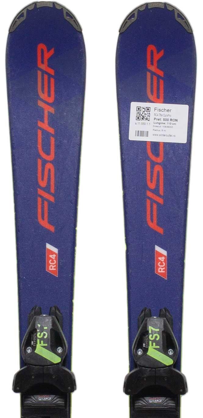 Second Life- Narty FISCHER RC4 The CurvPro, 130 cm- Stan bardzo dobry
