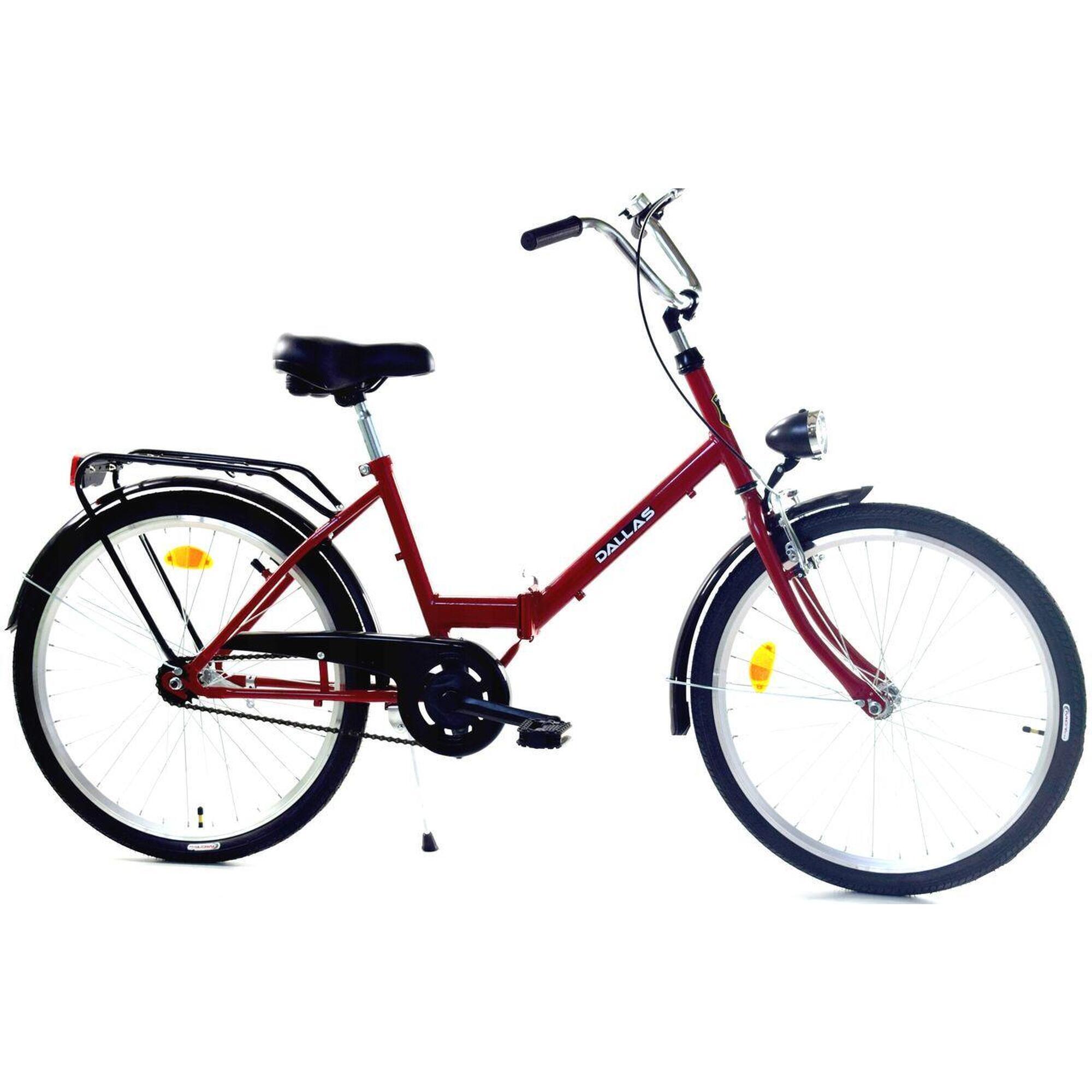 Rower Miejski Dallas Bike Składak 24 1spd
