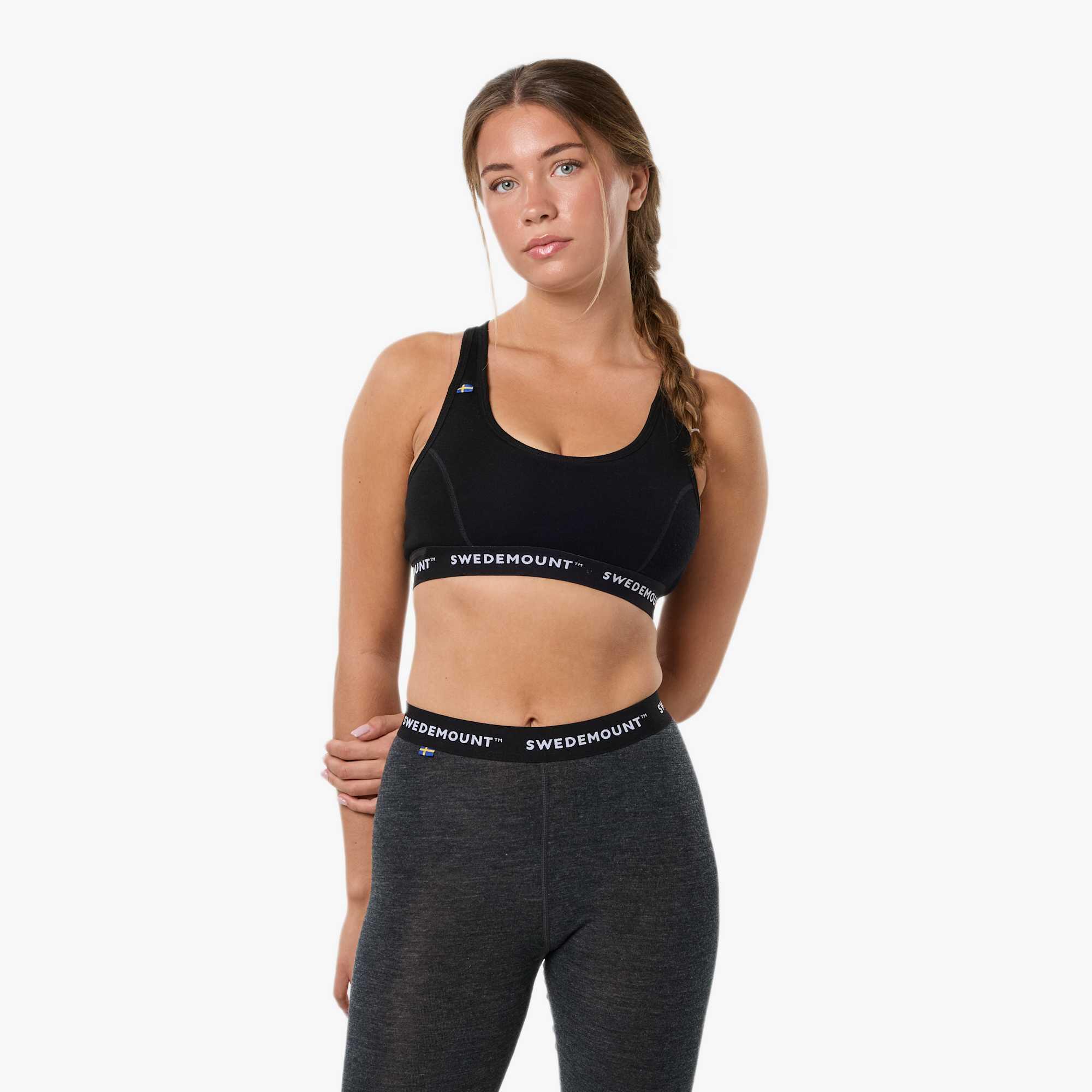 Damski sportowy biustonosz treningowy oddychający Himalaya Merino Wool Top