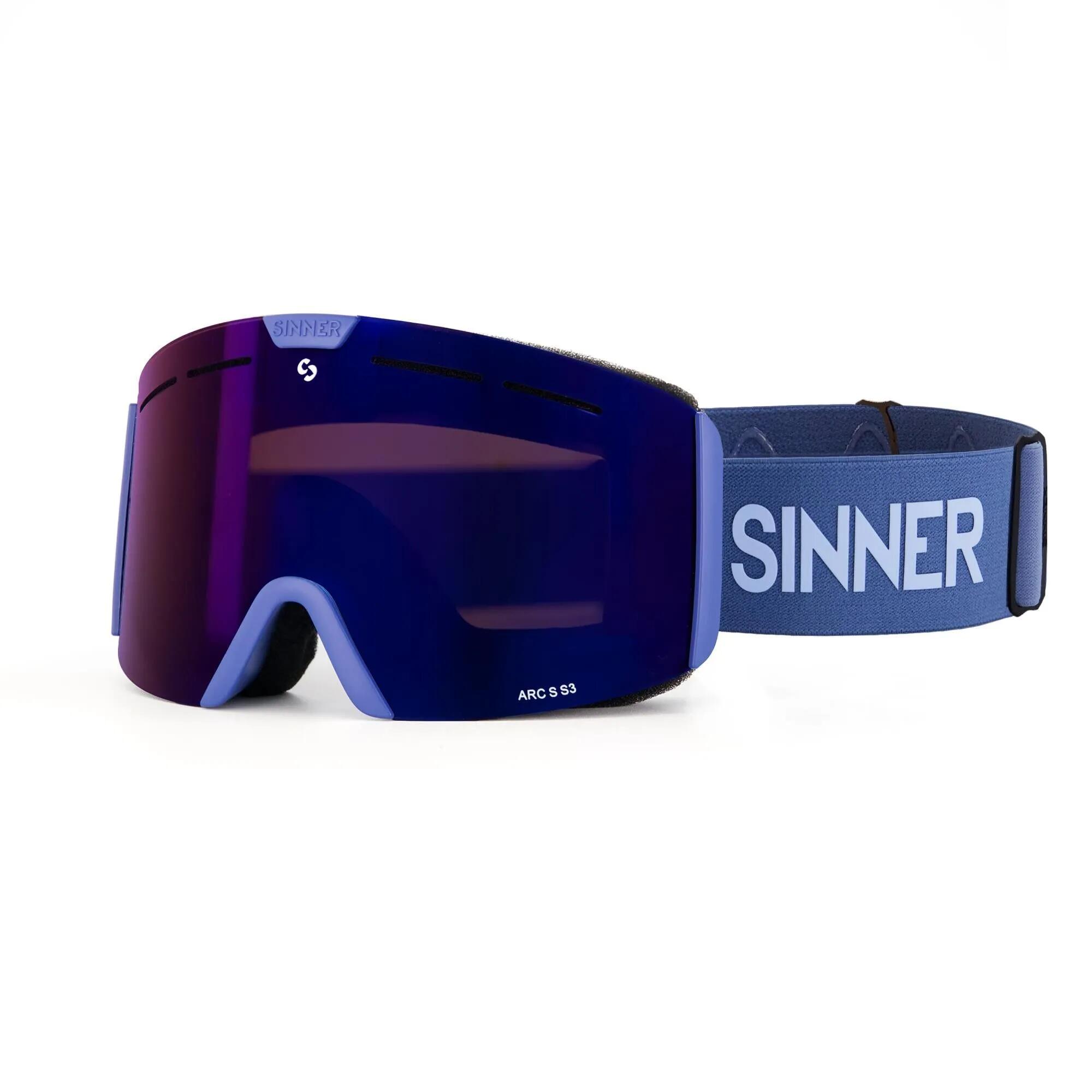 Gogle narciarskie/snowboardowe SINNER Arc S, niebieskie, unisex