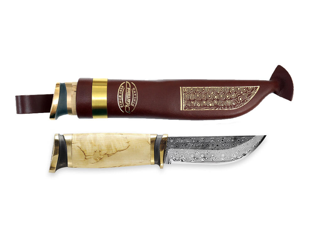 Nóż fiński stal Damascus