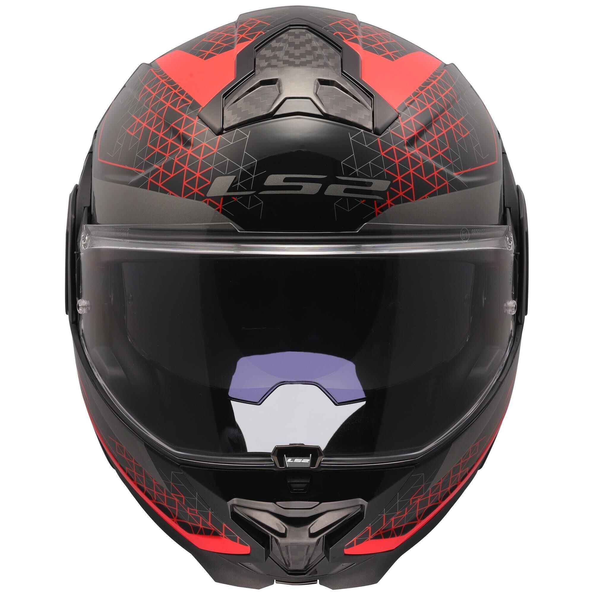 Kask modułowy LS2 FF910 Advant II Astral XL czarny/czerwony