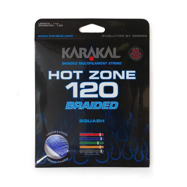 Naciąg do squasha Karakal Hot Zone Braided 120 11 m