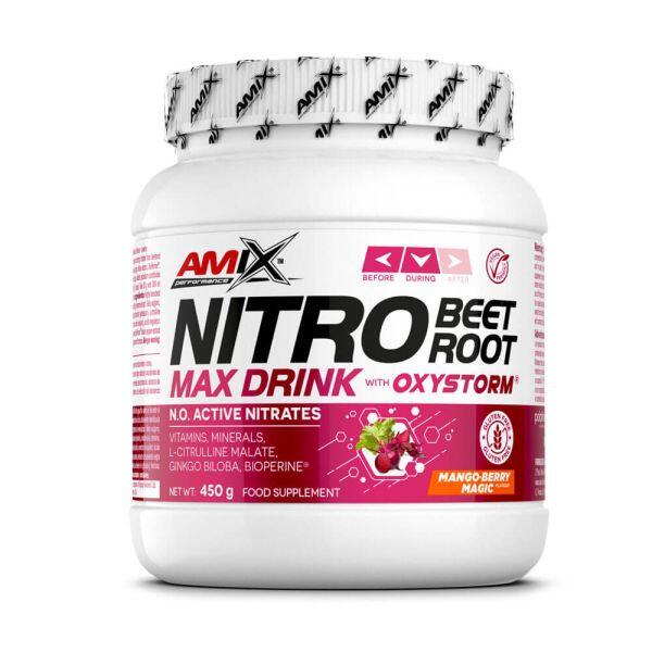 Napój Nitro Beet Root MAX (saletra buraczana) - 450 g Mango Amix Nutrition
