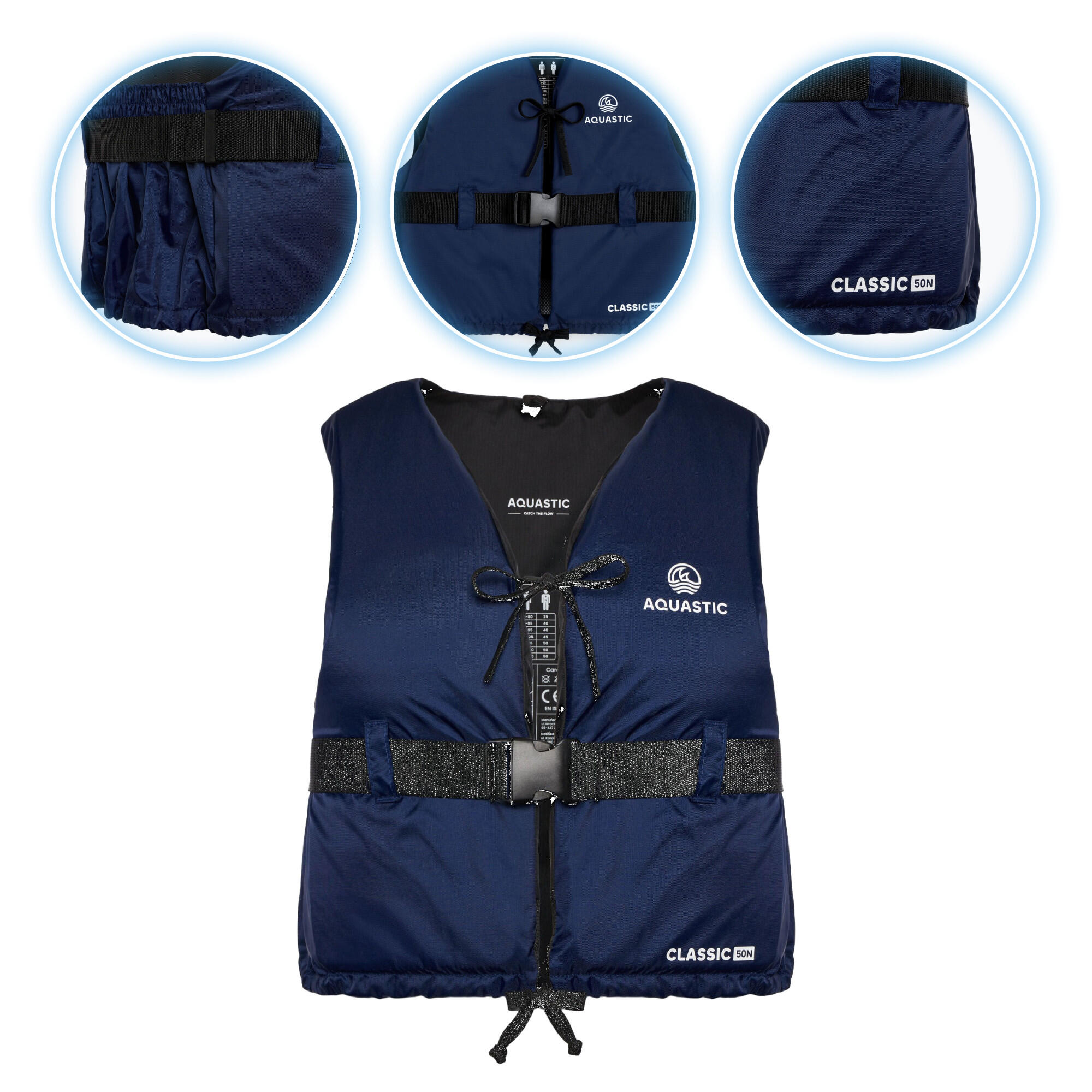 Kamizelka asekuracyjna AQUASTIC Classic 50N