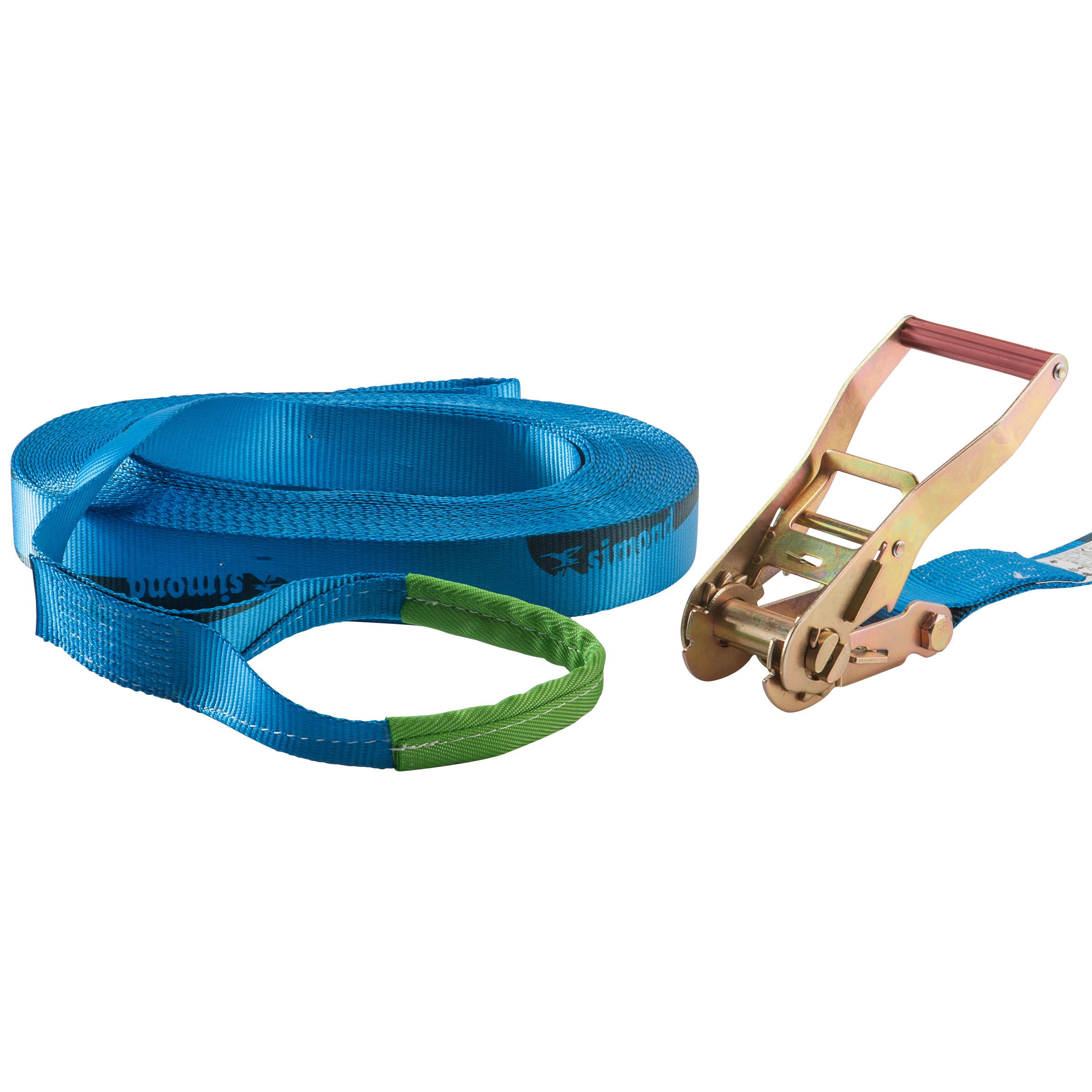 Slackline niebieski 25 m