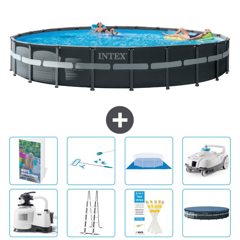 INTEX Basen Ultra XTR Okrągły - 732x132 cm - 9-częściowy S605