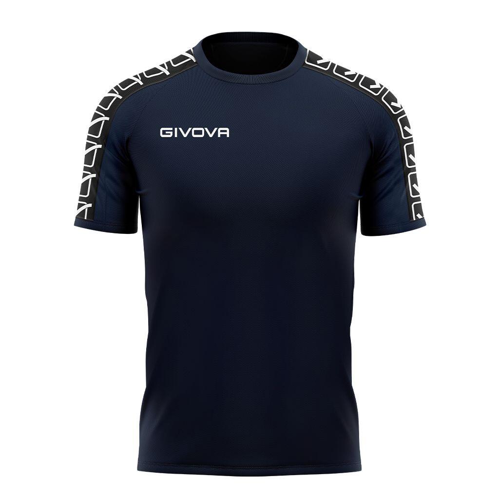 T-shirt sportowy Givova Cotton Band granatowy