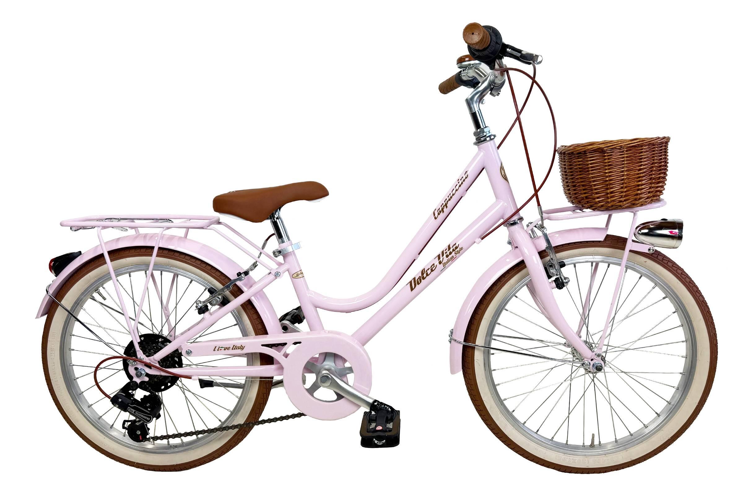 Rower Dziecięcy Dolce Vita Canellini CAPPUCCINO 20 7B kobieta - Różowy
