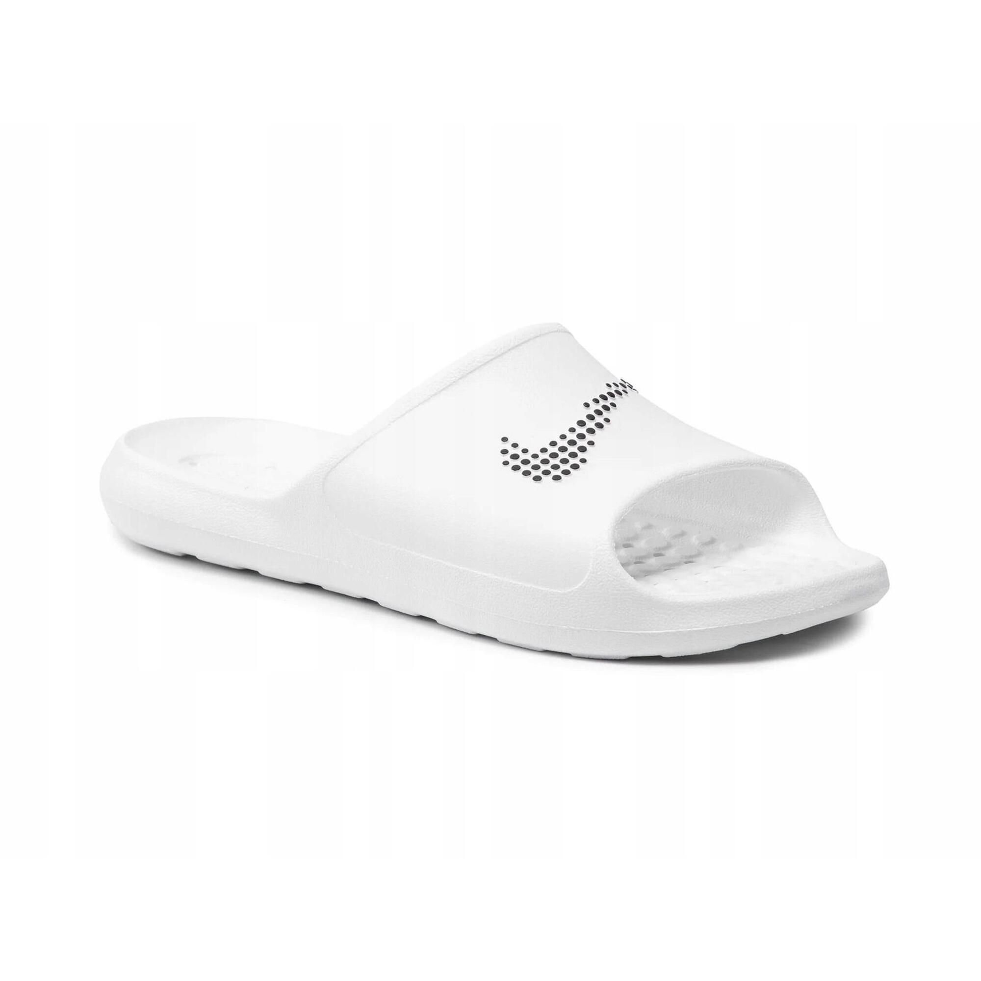 KLAPKI męskie NIKE VICTORI CZ5478-100 basenowe białe sportowe lekkie 47 5