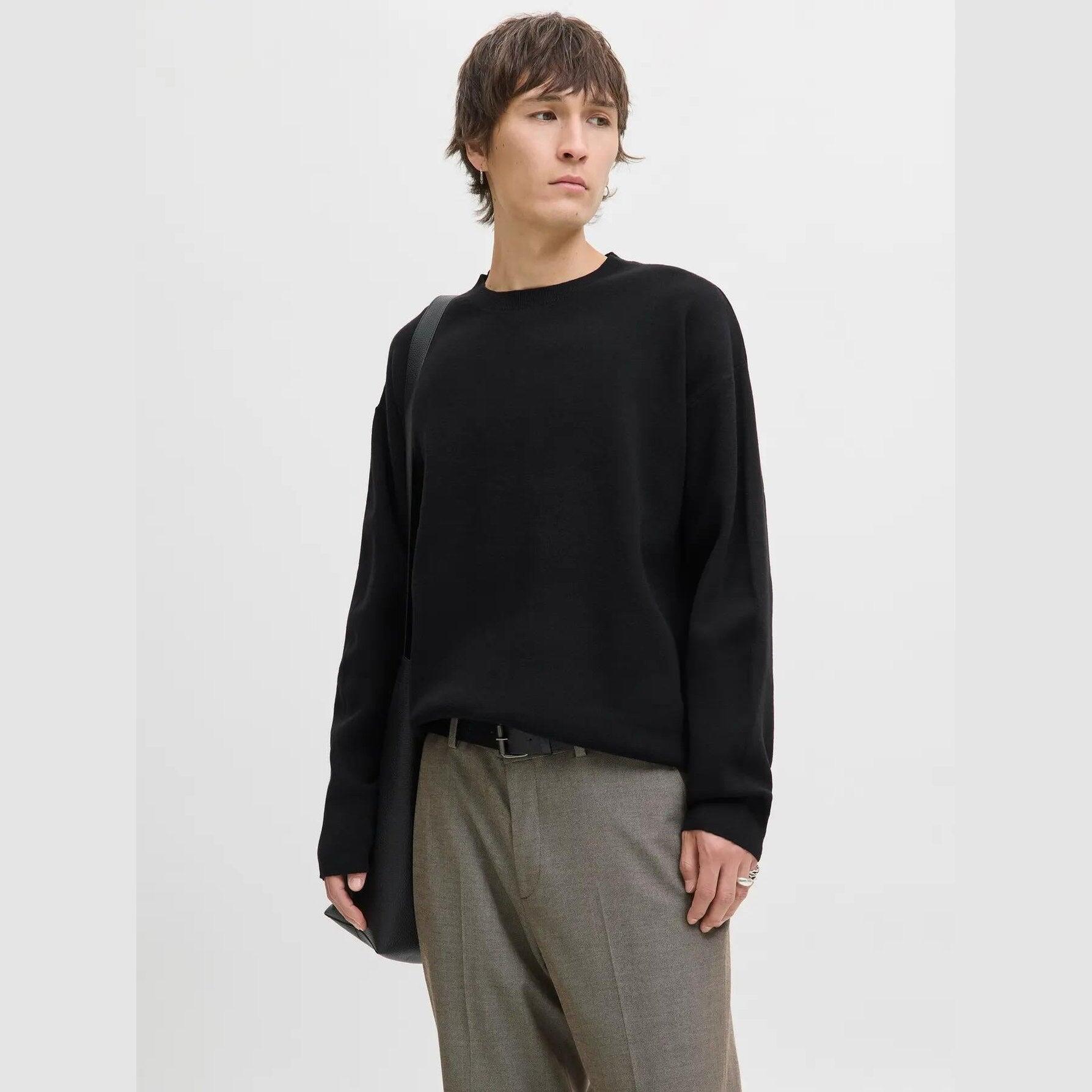 Sweter Jack & Jones Bradfort czarny