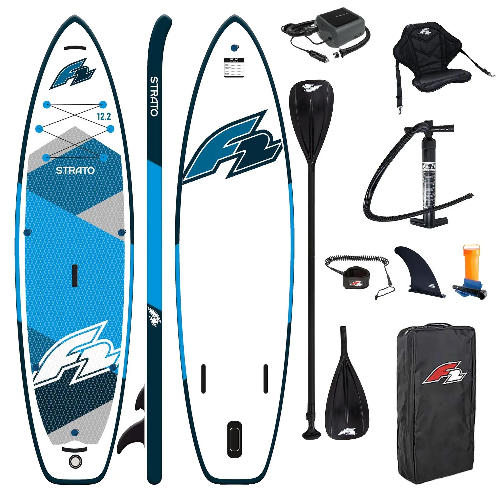 Deska SUP Pompowana F2 Strato 12'2 - 372 cm Combo + Elektryczna pompka PBG6