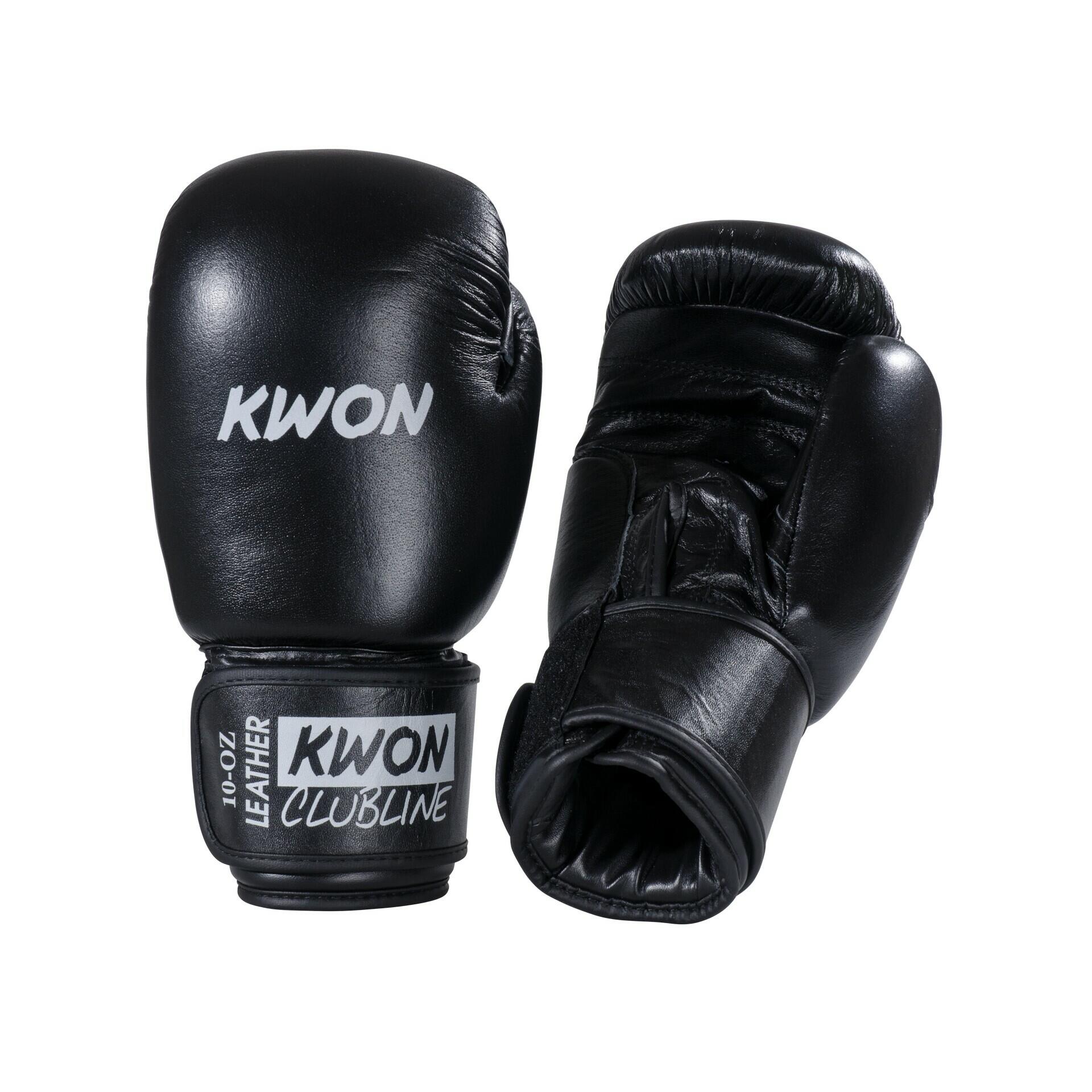 Skórzane rękawice bokserskie Kwon Clubline Pointer
